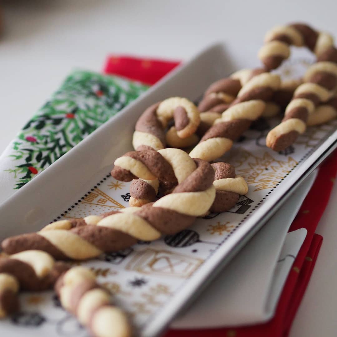 Zuckerstangen Kekse Weihnachtsplätzchen | Niledan
